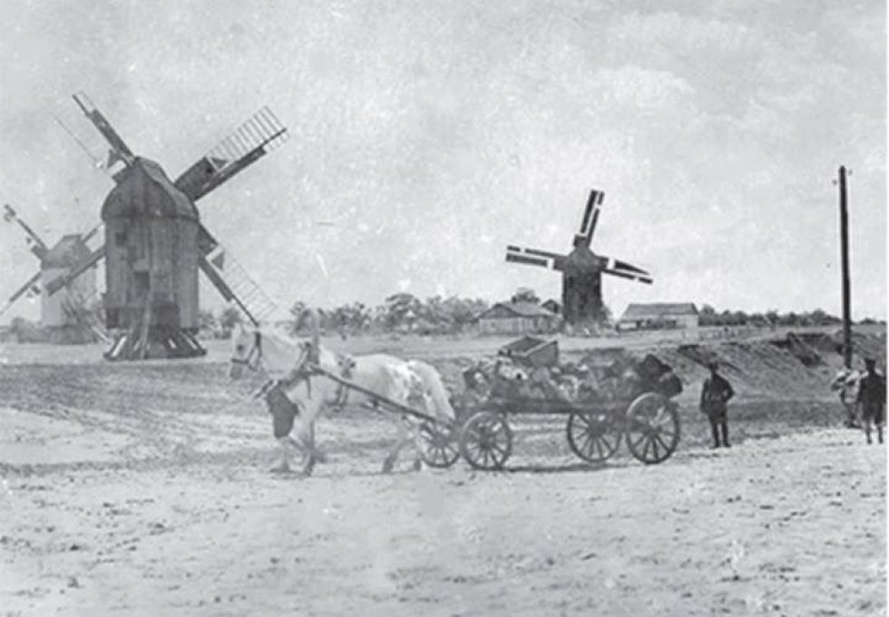 Німецькі колоністи на млину, ХIХ сторіччя